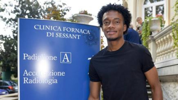 cuadrado juventus visite mediche