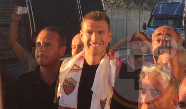 dzeko uscita fiumicino