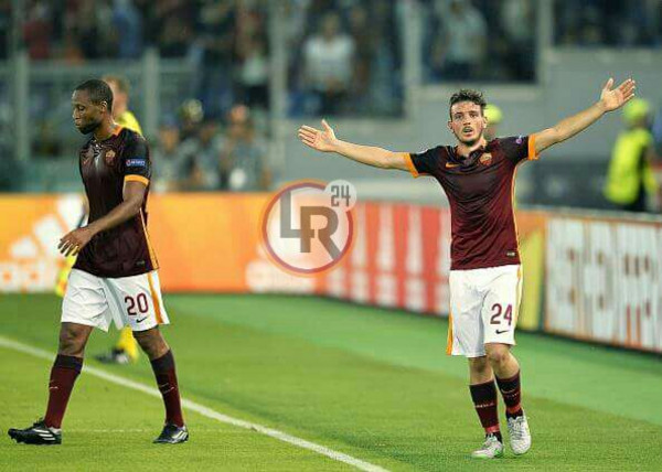 roma barcellona florenzi esultanza (3)