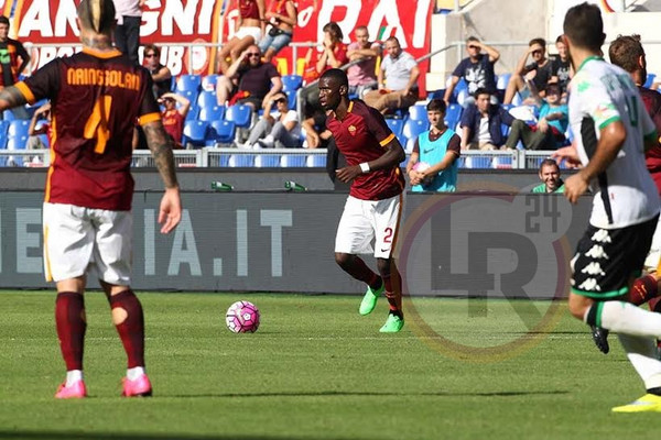 rudiger palla controllo roma sassuolo