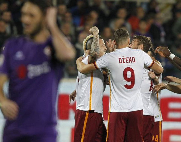 FIORENTINA-ROMA ESULTANZA 25102015