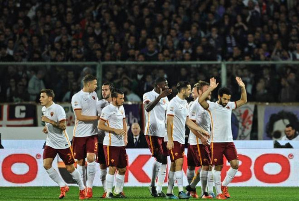 FIORENTINA-ROMA SALAH ESULTANZA 25102015