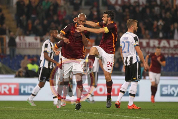 ROMA FIORENTINA MAICON FLORENZI 28102015 MANCINI