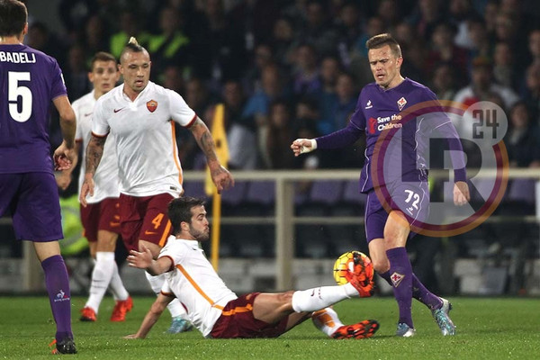 ROMA-FIORENTINA PJANIC NAINGGOLAN 25102015 MANCINI