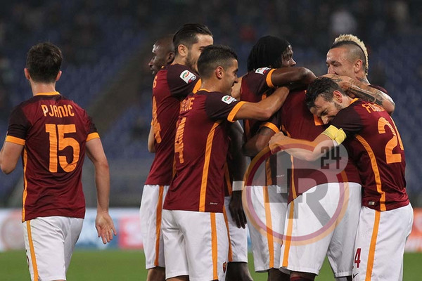 ROMA UDINESE ESULTARE 28102015 MANCINI