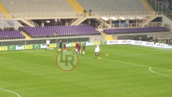 allenamento fine partita Fiorentina-Roma 25.10.15