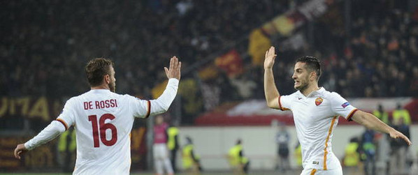 de rossi manolas 5 bayer roma