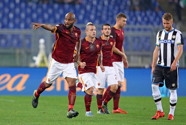 Soccer: Serie A; Roma-Udinese