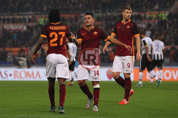 gervinho iago falque dzeko festeggiano lr24