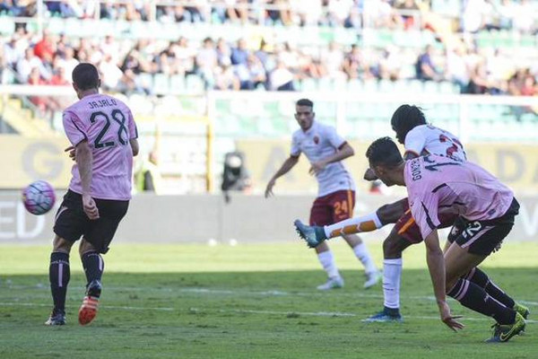 palermo roma gervinho gol