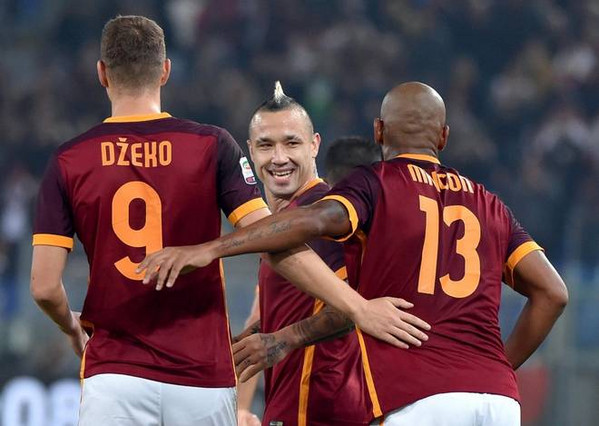 roma udinese dzeko maicon nainggolan