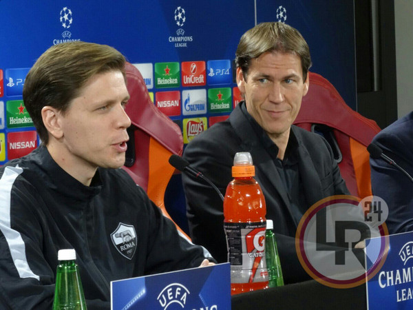 Szczesny e Garcia roma bayer