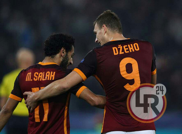 dzeko salah Roma-Bayer 04.11.2015