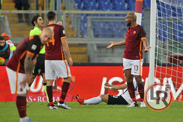 roma atalanta maicon rigore espulsione