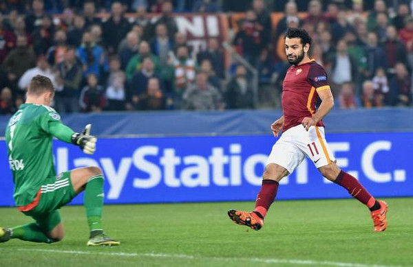 roma bayer leverkusen salah gol