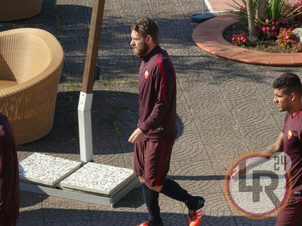 trigoria de rossi scende in campo lr24