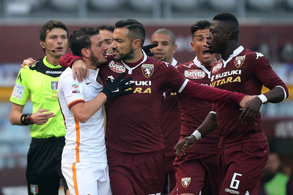 florenzi-quagliarella-proteste-toro-roma