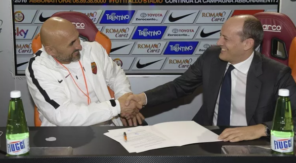 spalletti baldissoni stretta di mano_foto asroma.com