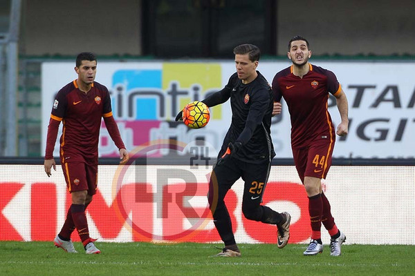 chievo roma szczesny rinvio