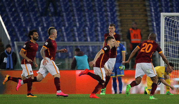 el shaarawy corsa campo largo 2 roma frosinone