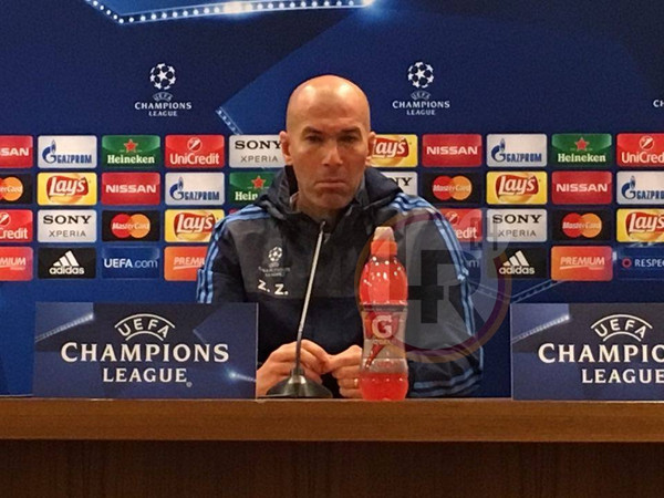 Zidane basito conferenza stampa pre Roma-Real Madrid 16.02.16