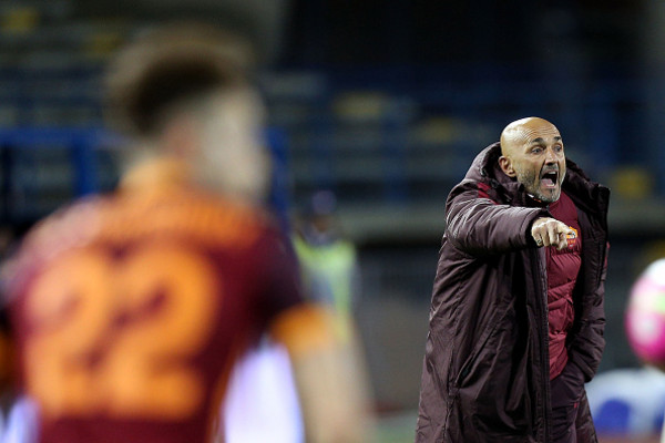 SPALLETTI URLA EL SHAARAWY SFONDO EMPOLI ROMA