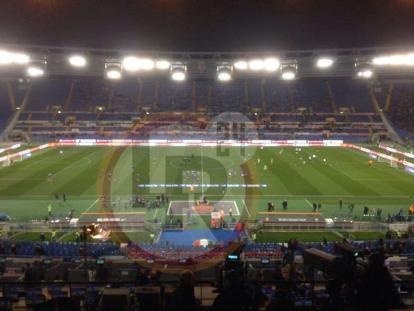 olimpico riscaldamento roma samp