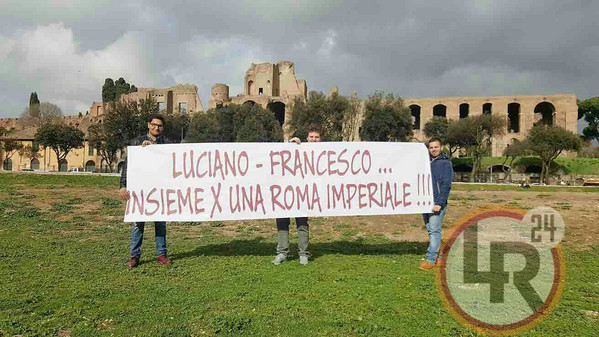 striscione totti circo massimo