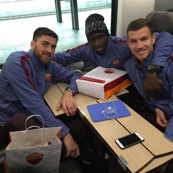 zukanovic dzeko rudiger treno partenza modena