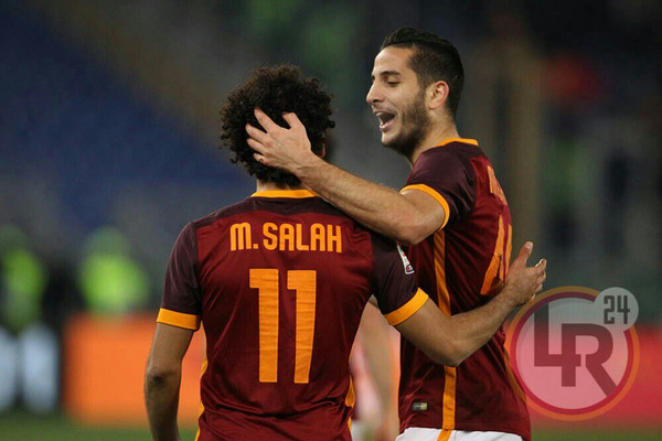 ROMA FIORENTINA SALAH MANOLAS 04.03.2015 MANCINI