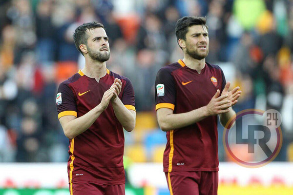 UDINESE ROMA pjanic zukanovic 13032016 MANCINI