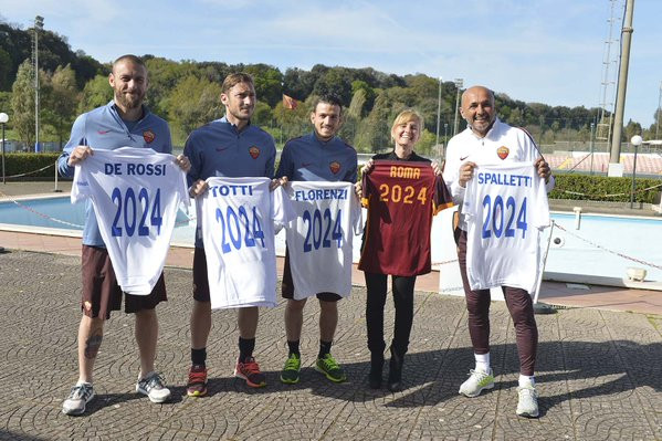 de rossi totti spalletti roma 2024