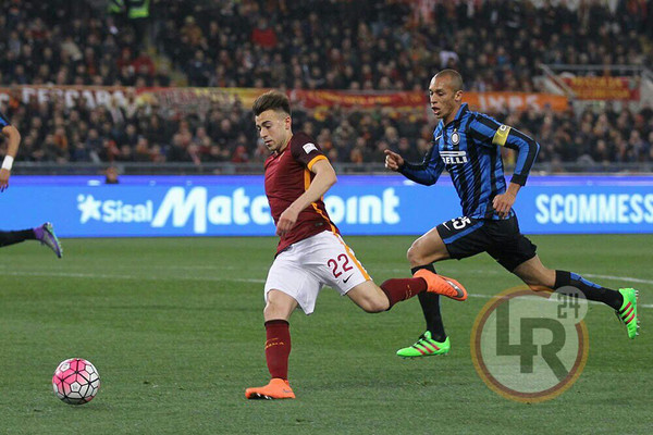 el shaarawy azione roma inter