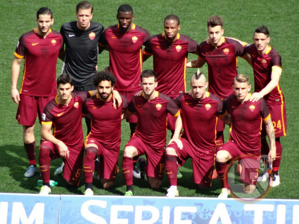 foto squadra Lazio-Roma, 03.04.16