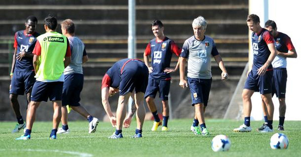 Genoa/Primo allenamento Gasperini