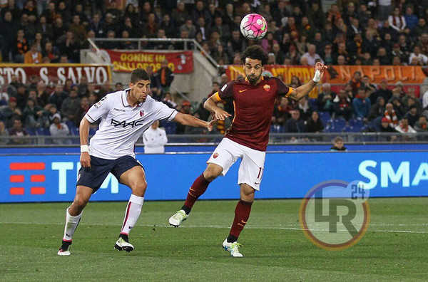 salah azione roma bologna