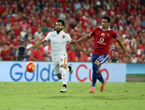 salah azione al ahly roma