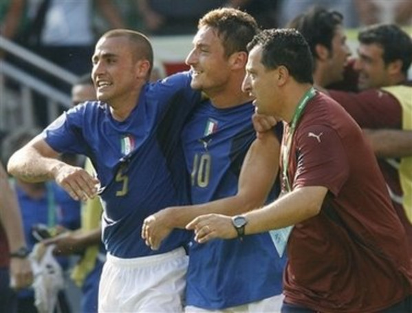 totti cannavaro mondiale 2006