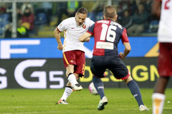 totti tiro genoa roma