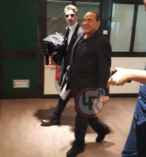 berlusconi a ciampino lr24