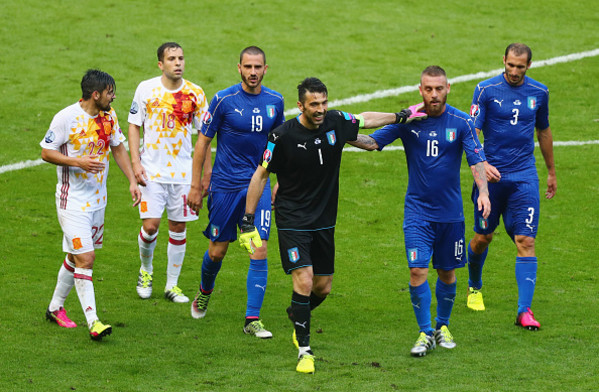 buffon de rossi italia spagna