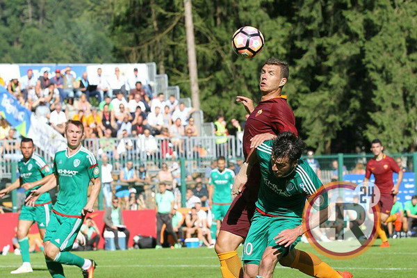 Dzeko testa Roma-Terek Grozny Ritiro Pinzolo 17.07.16