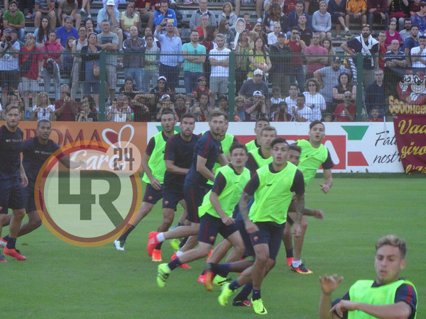 cross punizione Ritiro Roma, ottavo giorno: allenamento pomeridiano 16.07.2016