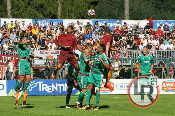 azione dzeko testa Roma-Terek Grozny Ritiro Pinzolo 17.07.16