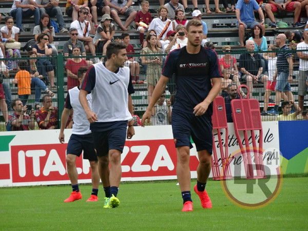 pinzolo dzeko allenamento