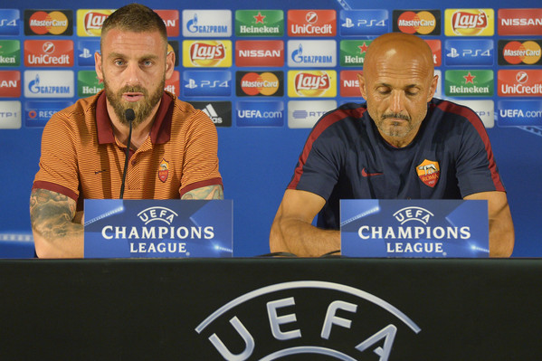 AS Roma Training Session And Press Conference