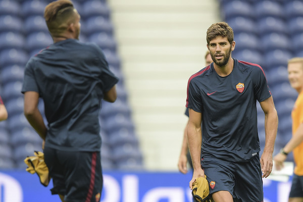 AS Roma Training Session And Press Conference