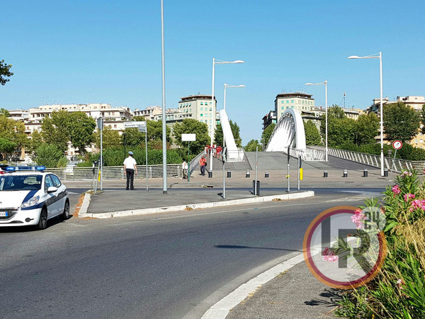 Roma-Udinese 20.08.16 vigili ponte