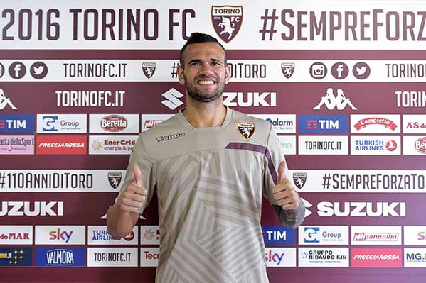 Torino FC - Primo allenamento di Leandro Castan, nuovo giocatore del Torino Fc .