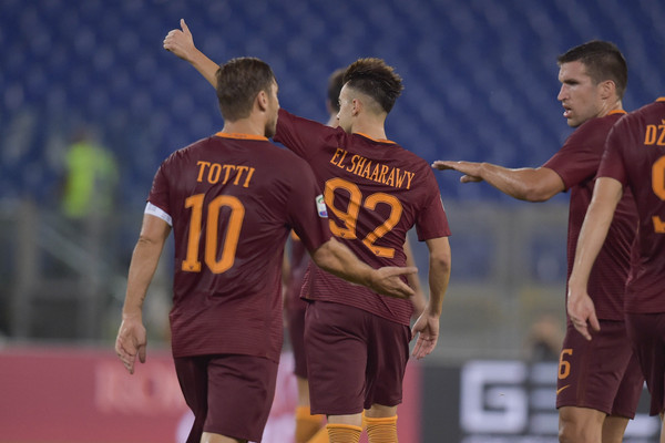 roma crotone totti el shaarawy strootman